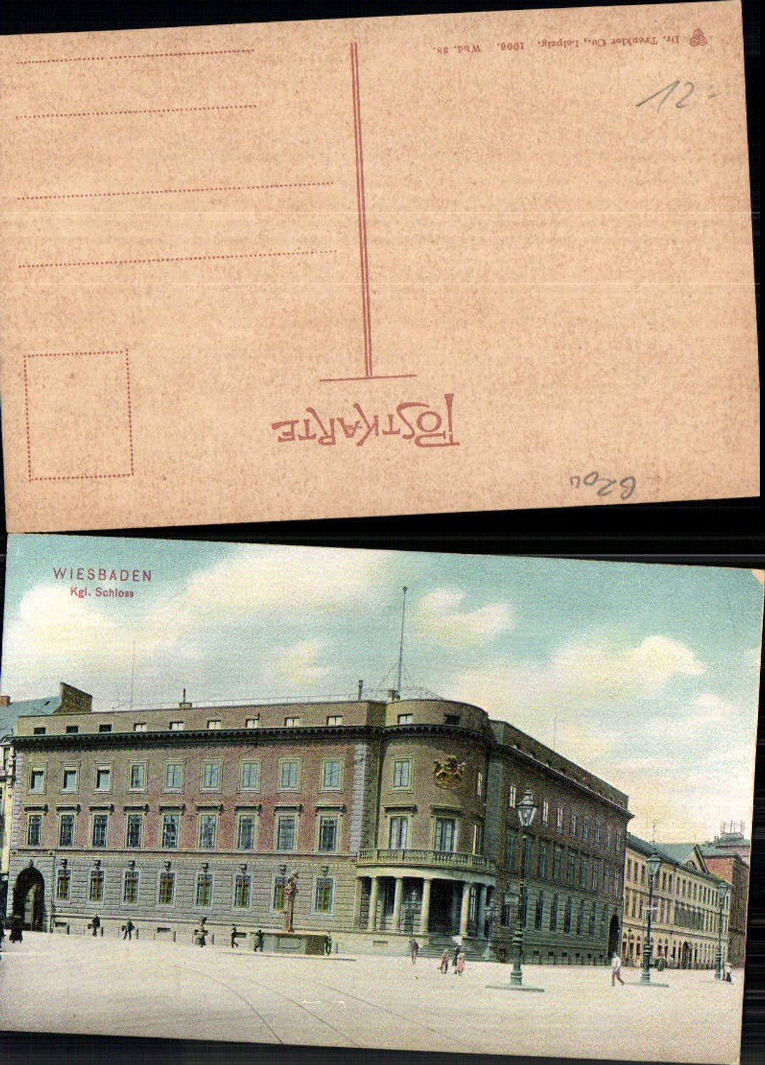 702326 Wiesbaden Kgl. Schloss pub Dr. Trenkler & Co. Wbd. 38