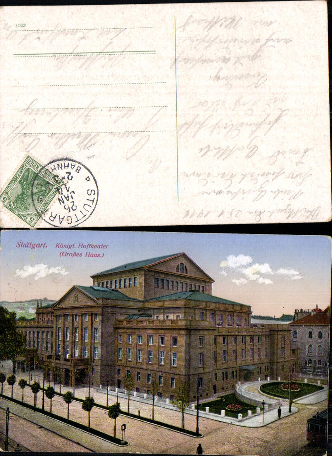 702338 Stuttgart Theater Hoftheater