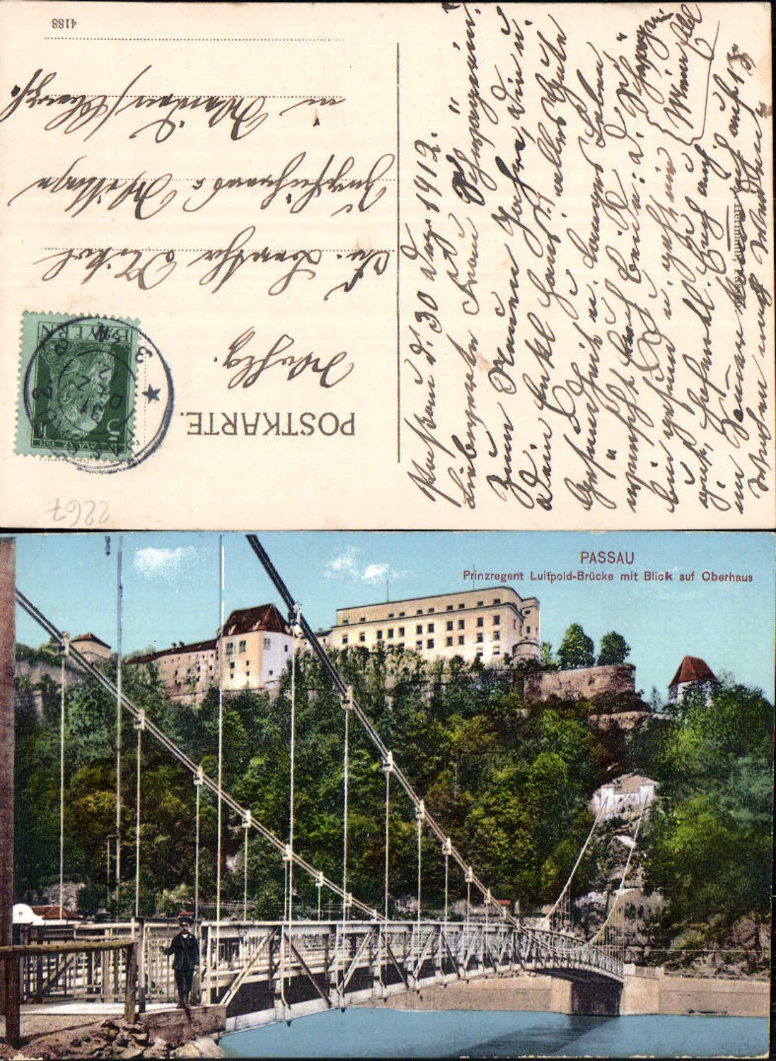 702346 Passau Prinzregent Brücke Oberhaus