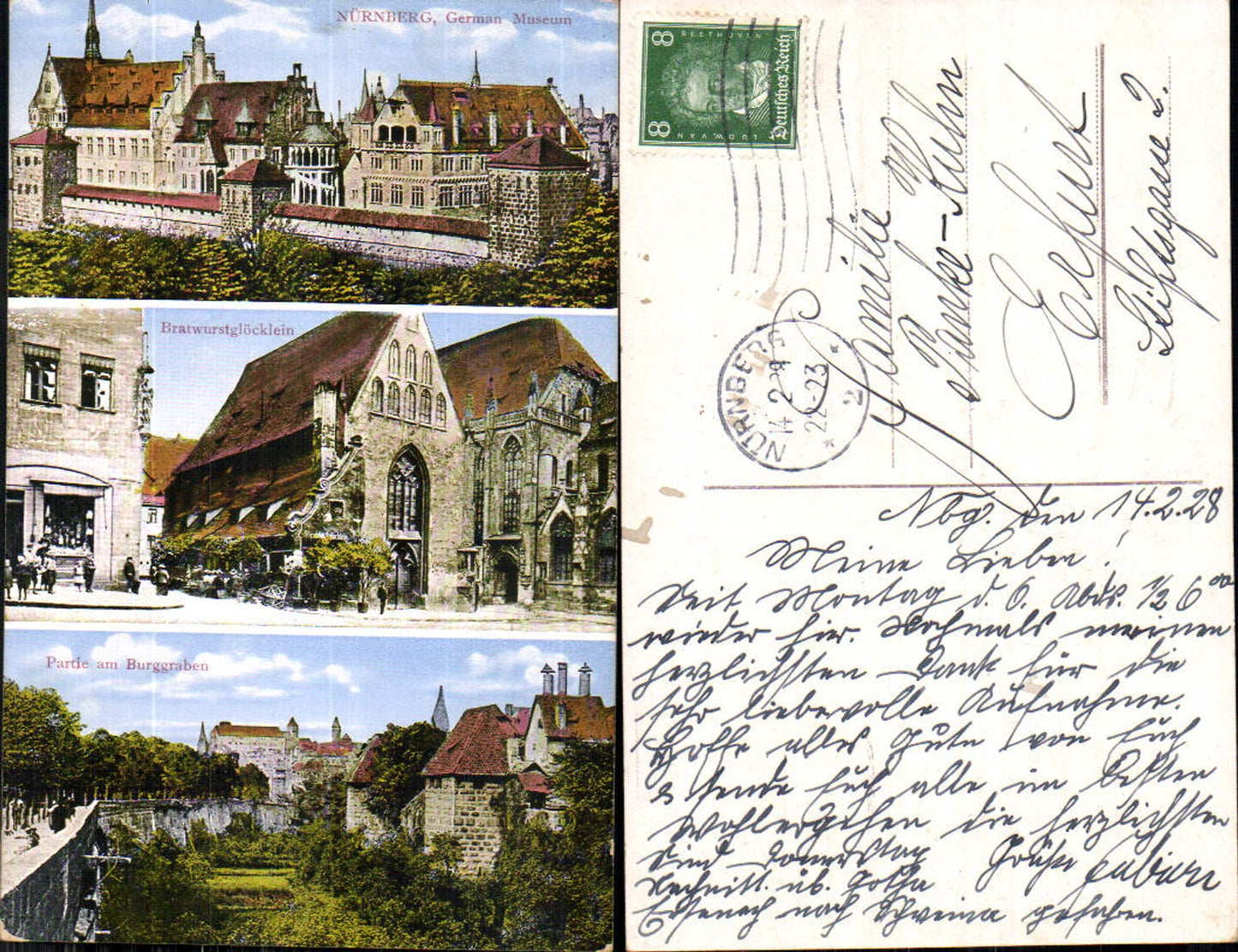 702364 Nürnberg Bratwurstglöcklein Burggraben