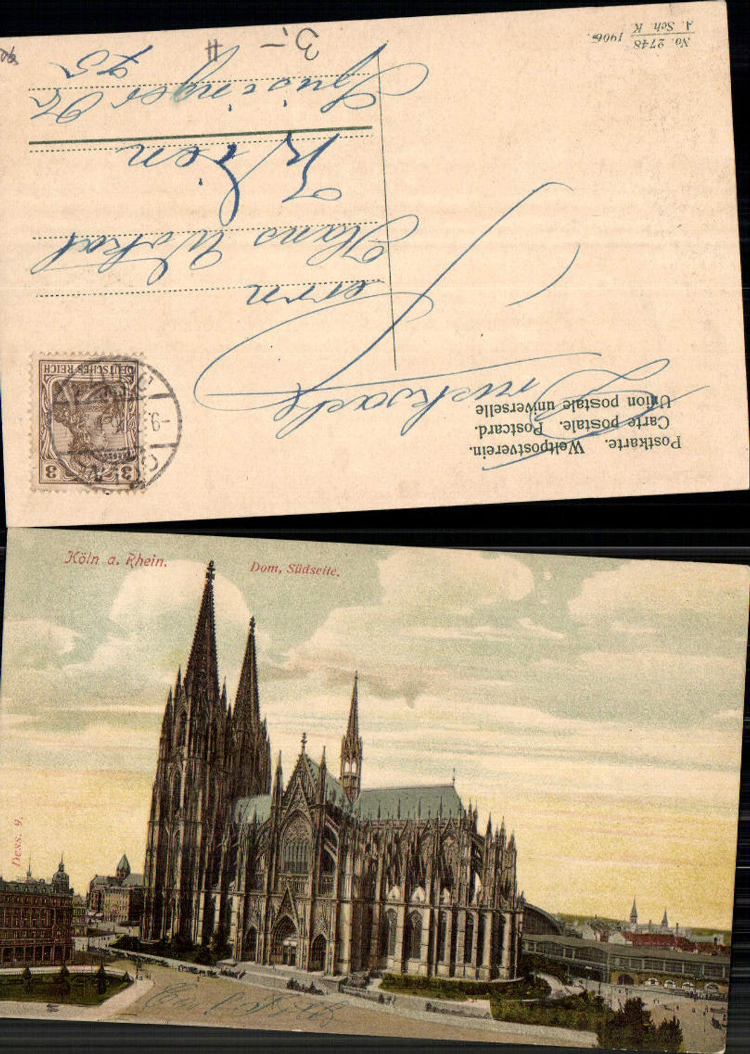 702423 Köln am Rhein Dom Südseite