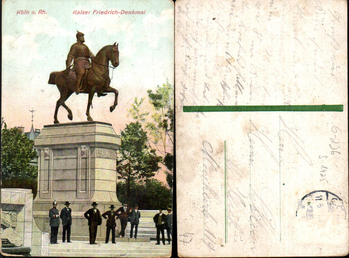 702430 Köln am Rhein Kaiser Friedrich denkmal Leute