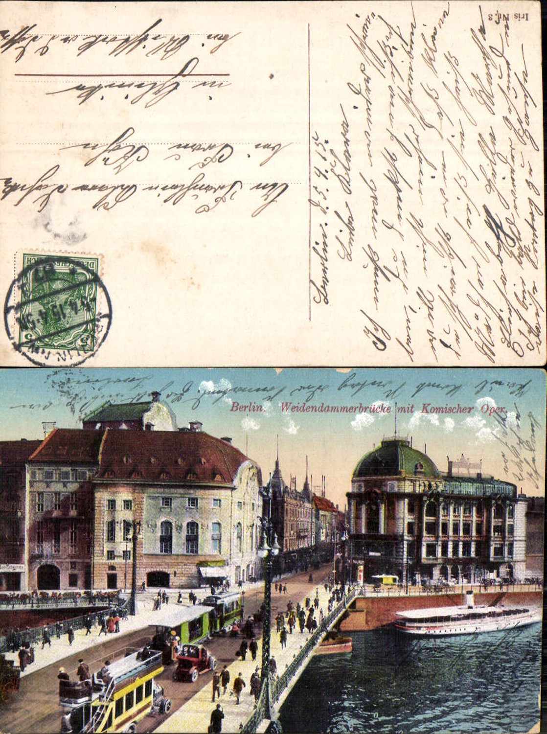 702431 Berlin Mitte Weidendammerbrücke Brücke Komischer Oper Bus