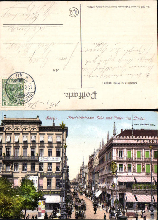 702435 Berlin Mitte Unter den Linden Friedrichstrasse Hotel Victoria