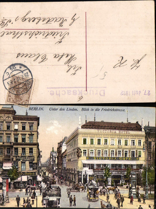 702437 Berlin Mitte Unter den Linden Friedrichstrasse Victoria Cafe