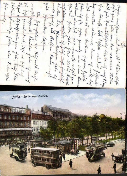 702442 Berlin Mitte Unter den Linden Autobus Bus Doppeldeckerbus