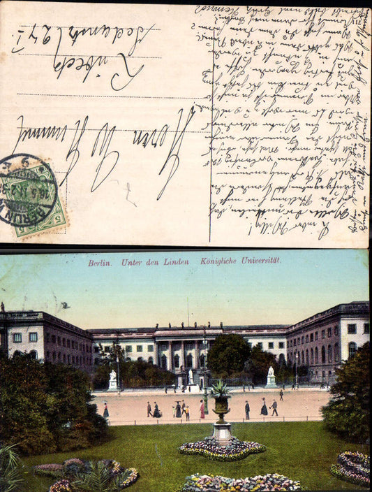 702447 Berlin Mitte Unter den Linden Königliche Universität