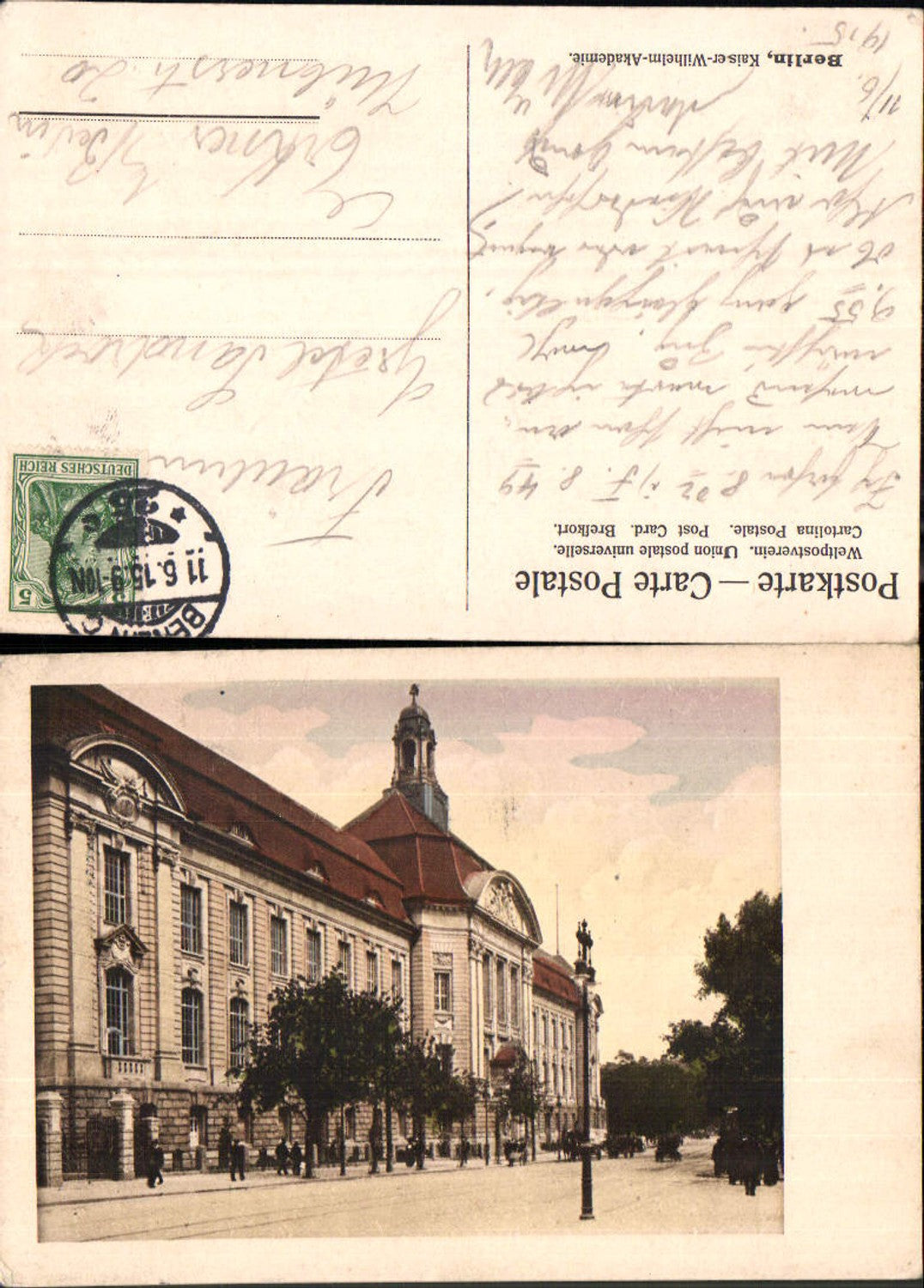 702459 Berlin Kaiser Wilhelm Akademie