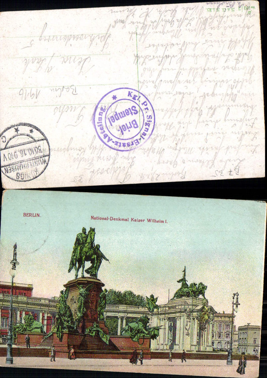 702508 Berlin National Denkmal Kaiser Wilhelm I.