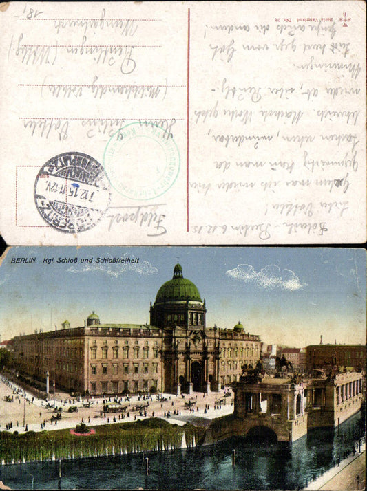 702519 Berlin Schloss Feldpost Stp. Döberitz