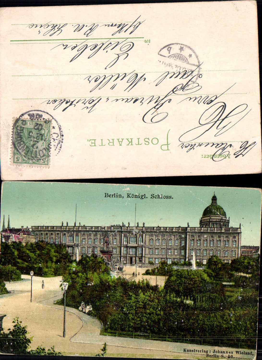 702529 Berlin Schloss gel Stp. Eisleben