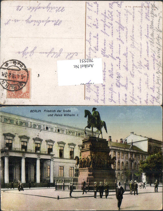 702551 Berlin Friedrich der Große Palais Wilhelm I.