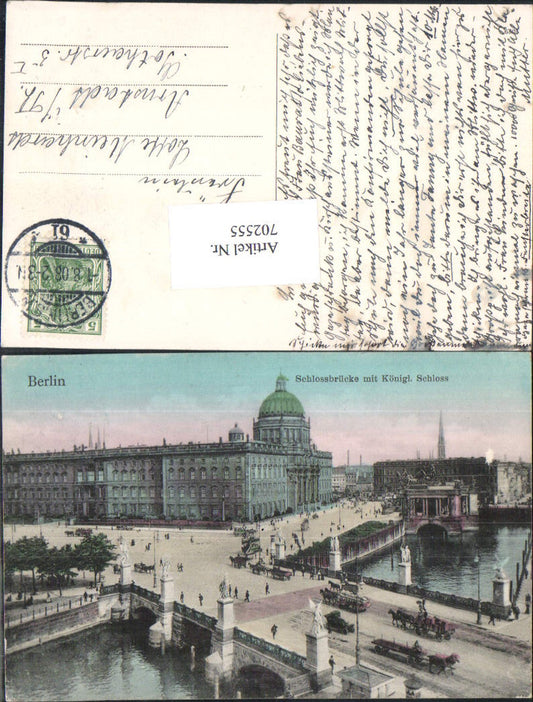 702555 Berlin Schlossbrücke Schloss gel Arnstadt