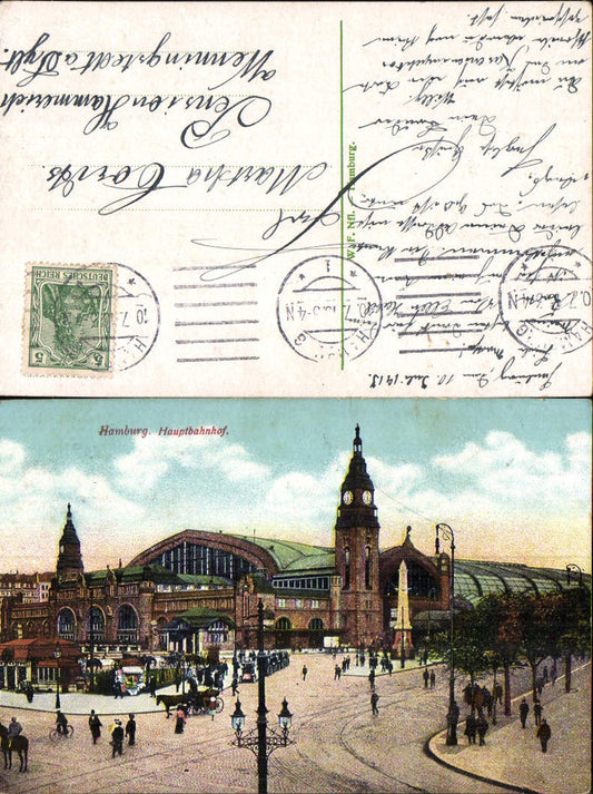 702566 Hamburg Bahnhof Hauptbahnhof gel Wenningstedt Sylt