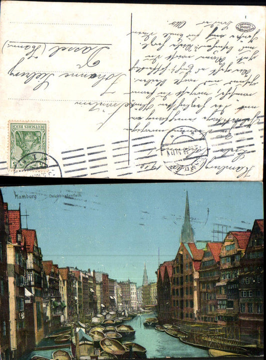 702580 Hamburg Deichstraßen Fleth Partie gel Dassel