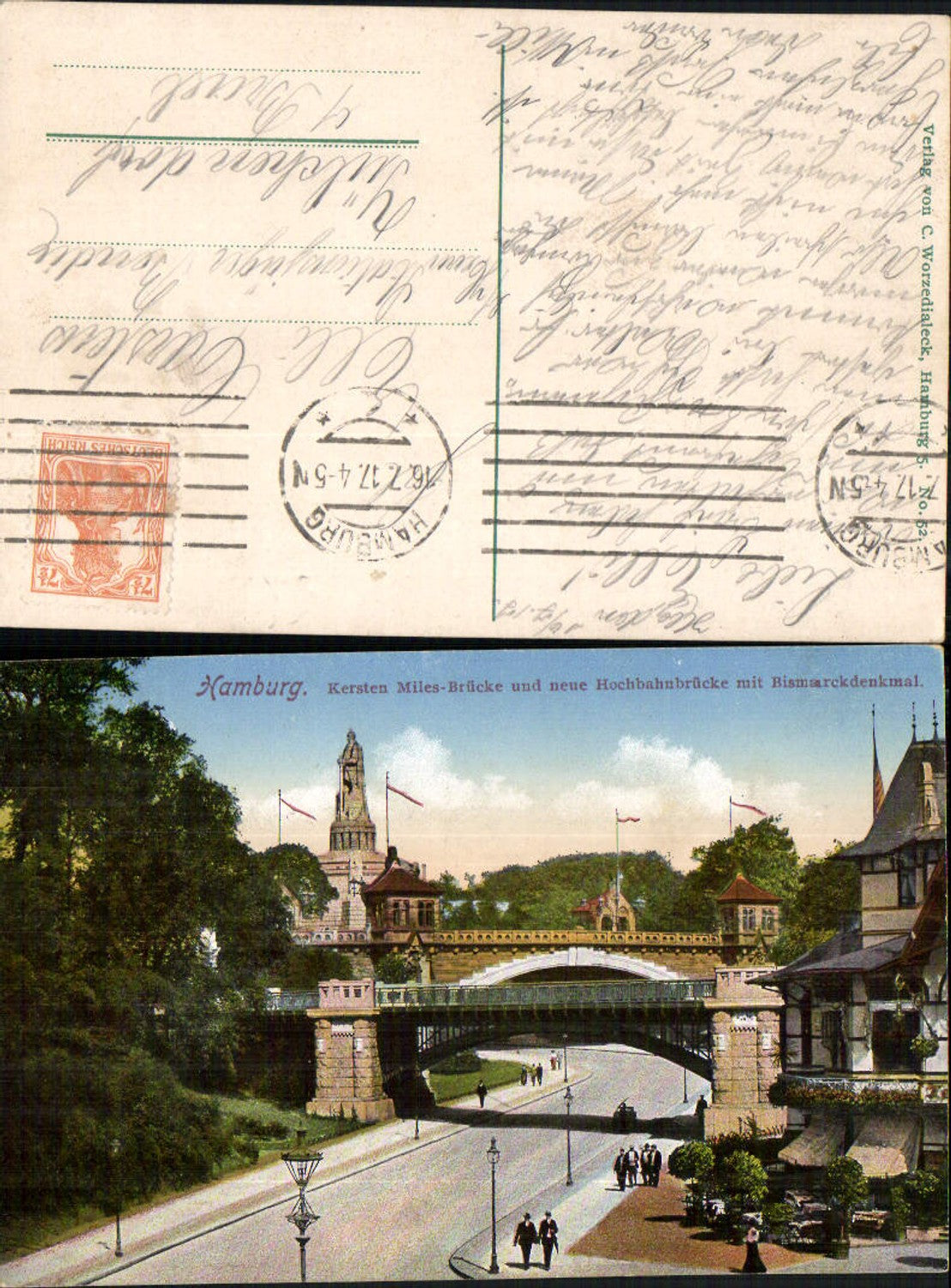 702605 Hamburg Kersten Miles Brücke Hochbahn Hochbahnbrücke