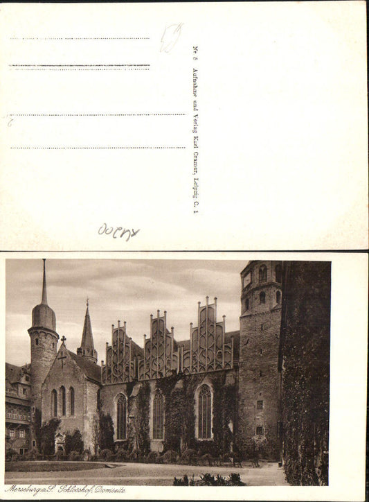 702879 Merseburg an der Saale Schlosshof Schloss