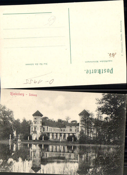 702892 Rheinsberg Schloss LK Ostprignitz Ruppin