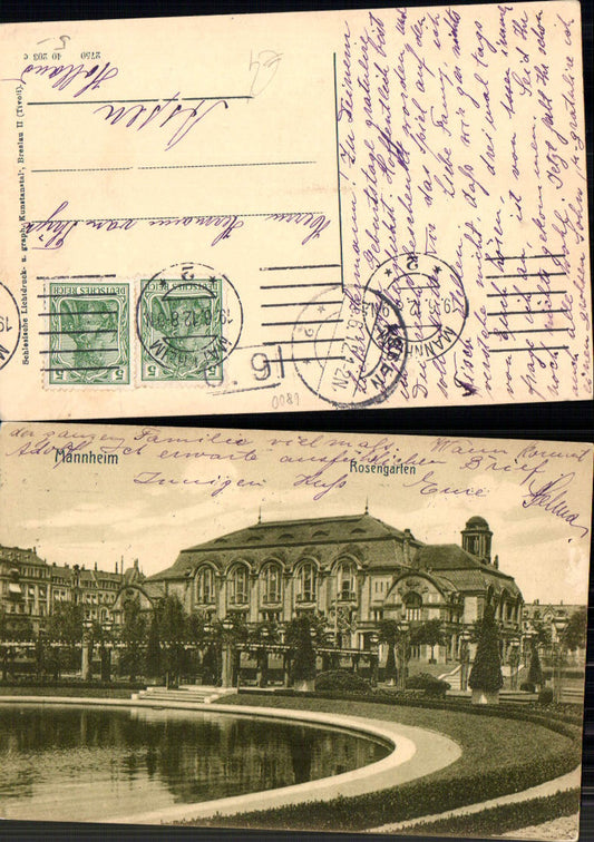 702895 Mannheim Rosengarten gel Assen Holland Stp.