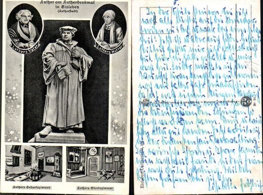 702896 Martin Luther Lutherdenkmal Eisleben Lutherstadt LK Mansfeld Südharz