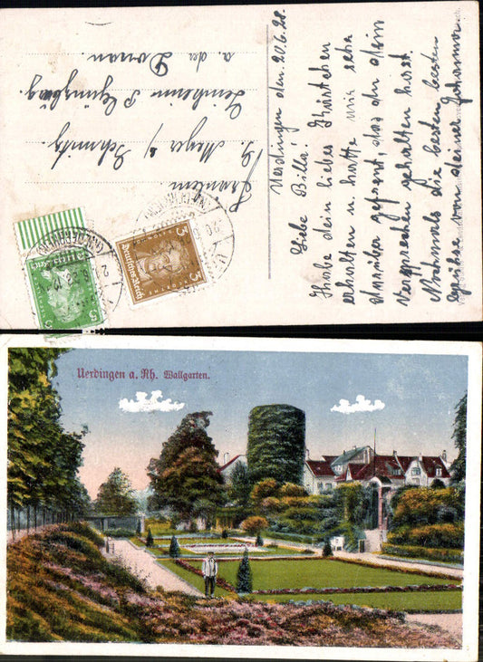 702917 Uerdingen am Rhein Wallgarten Krefeld gel Leinheim Günzburg