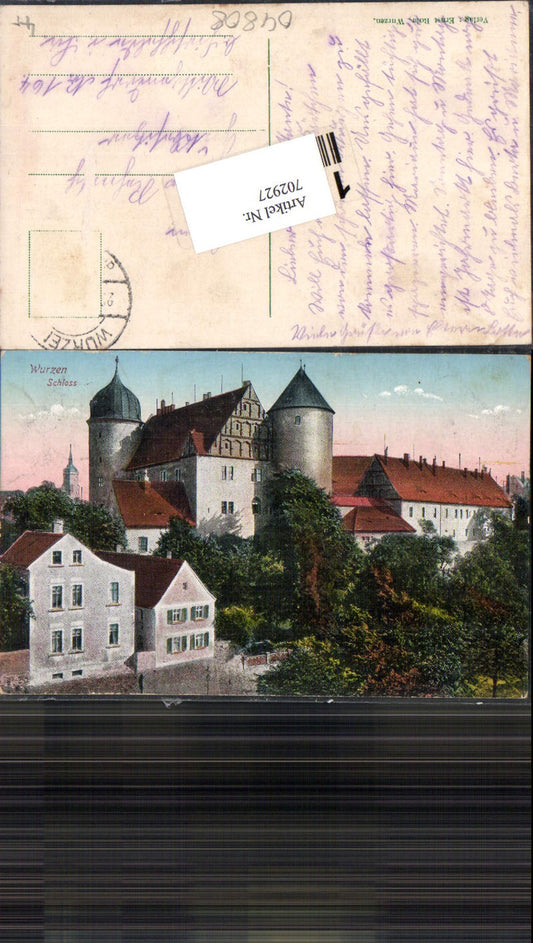 702927 Wurzen Schloss LK Leipzig gel Wittgendorf Zittau Hirschfelde Sachsen