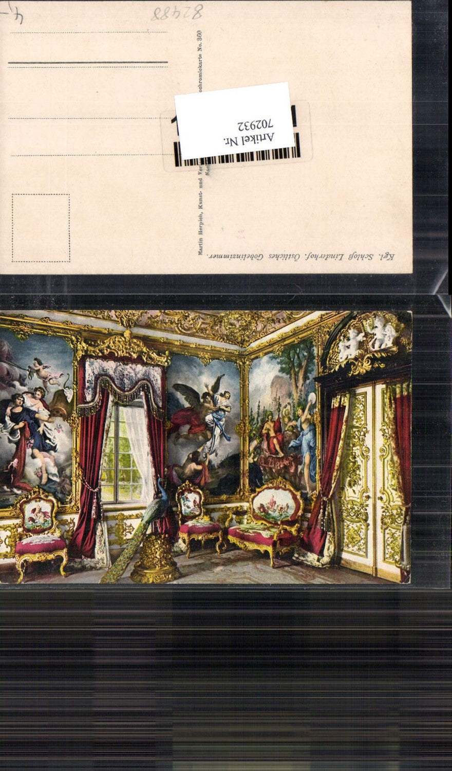 702932 Schloss Linderhof Gobelinzimmer Ettal