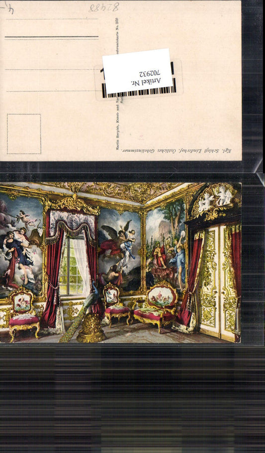 702932 Schloss Linderhof Gobelinzimmer Ettal
