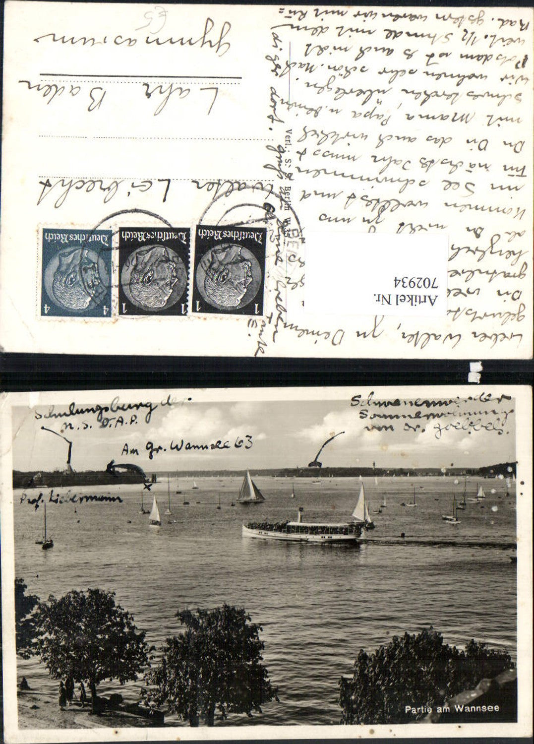 702934 Berlin Wannsee Boot Steglitz Zehlendorf