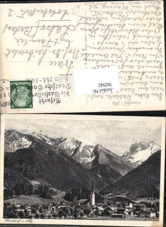 702942 Oberstdorf im Allgäu gel. Lahr