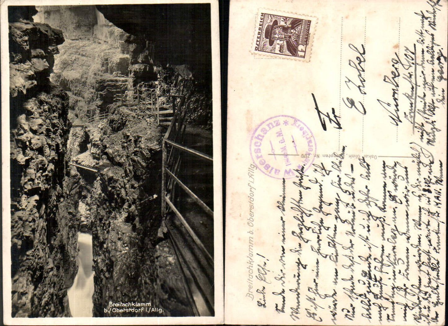 703009 Breitachklamm b. Oberstdorf im Allgäu