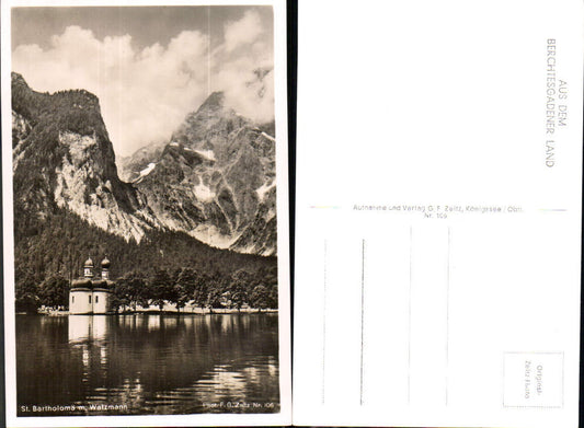 703015 St. Bartolomä Watzmann Berchtesgaden