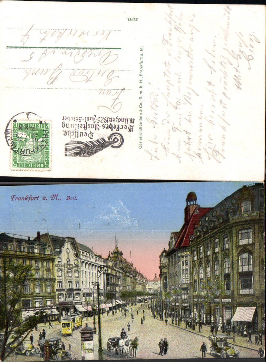 703022 Frankfurt am Main Zeil Litfaßsäule