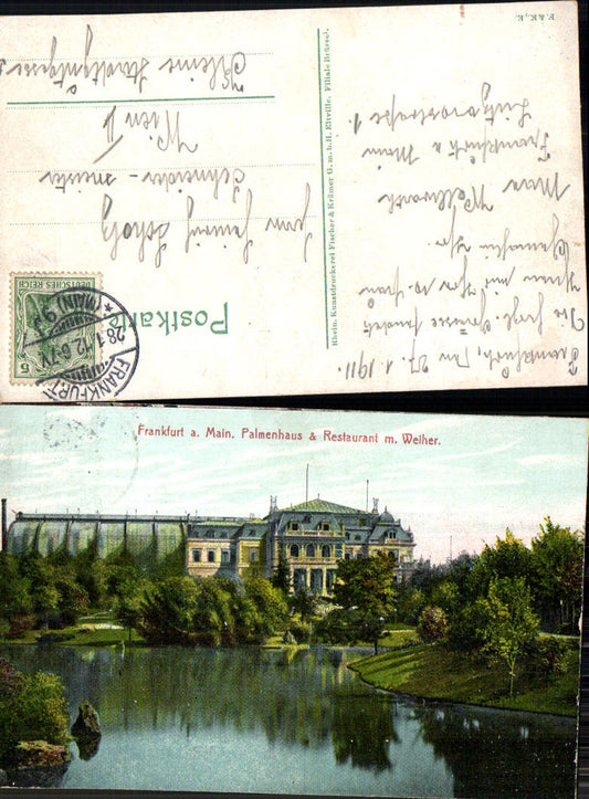 703035 Frankfurt am Main Palmenhaus Restaurant Weiher