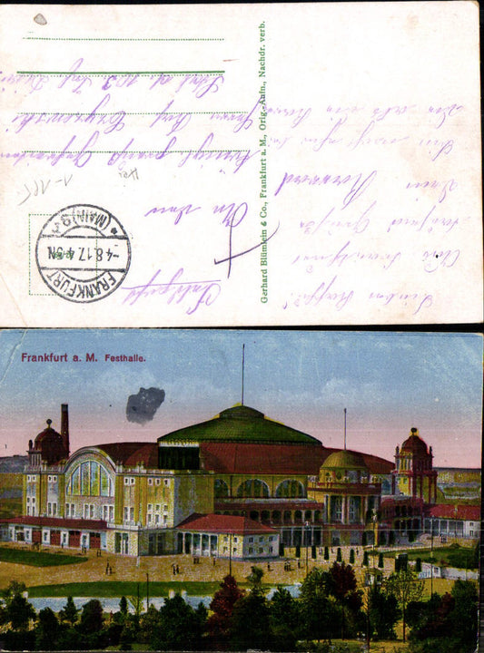 703048 Frankfurt am Main Festhalle Feldpost