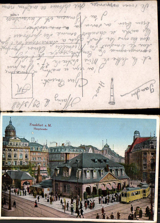 703060 Frankfurt am Main Straßenbahn Hauptwache