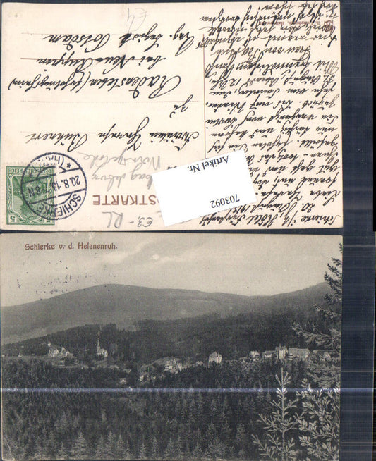 703092 Schierke am Harz Helenenruh Wernigerode gel Radensleben Neu-Ruppin