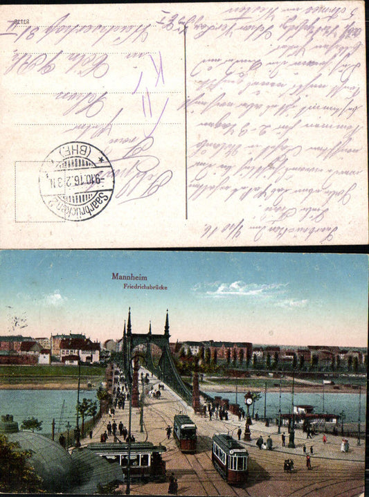 703093 Mannheim Friedrichsbrücke tram