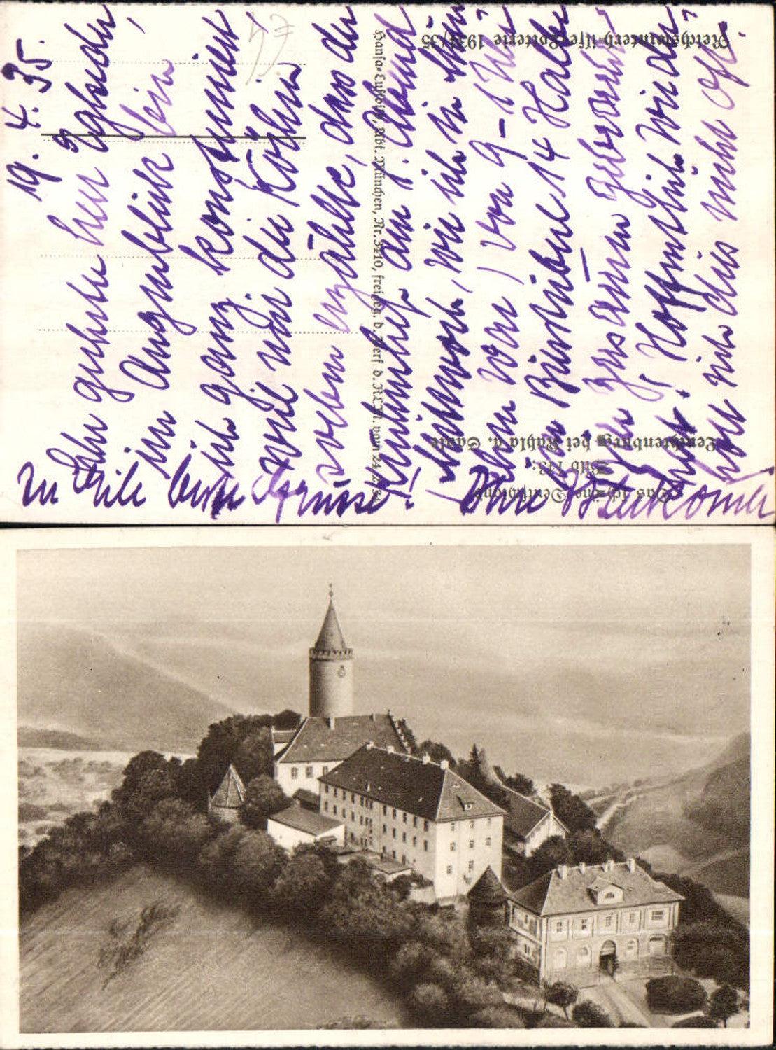 703150 Reichswinterhilfe Lottery 1934/35 Image 143 Leuchtenburg Kahla Saxony