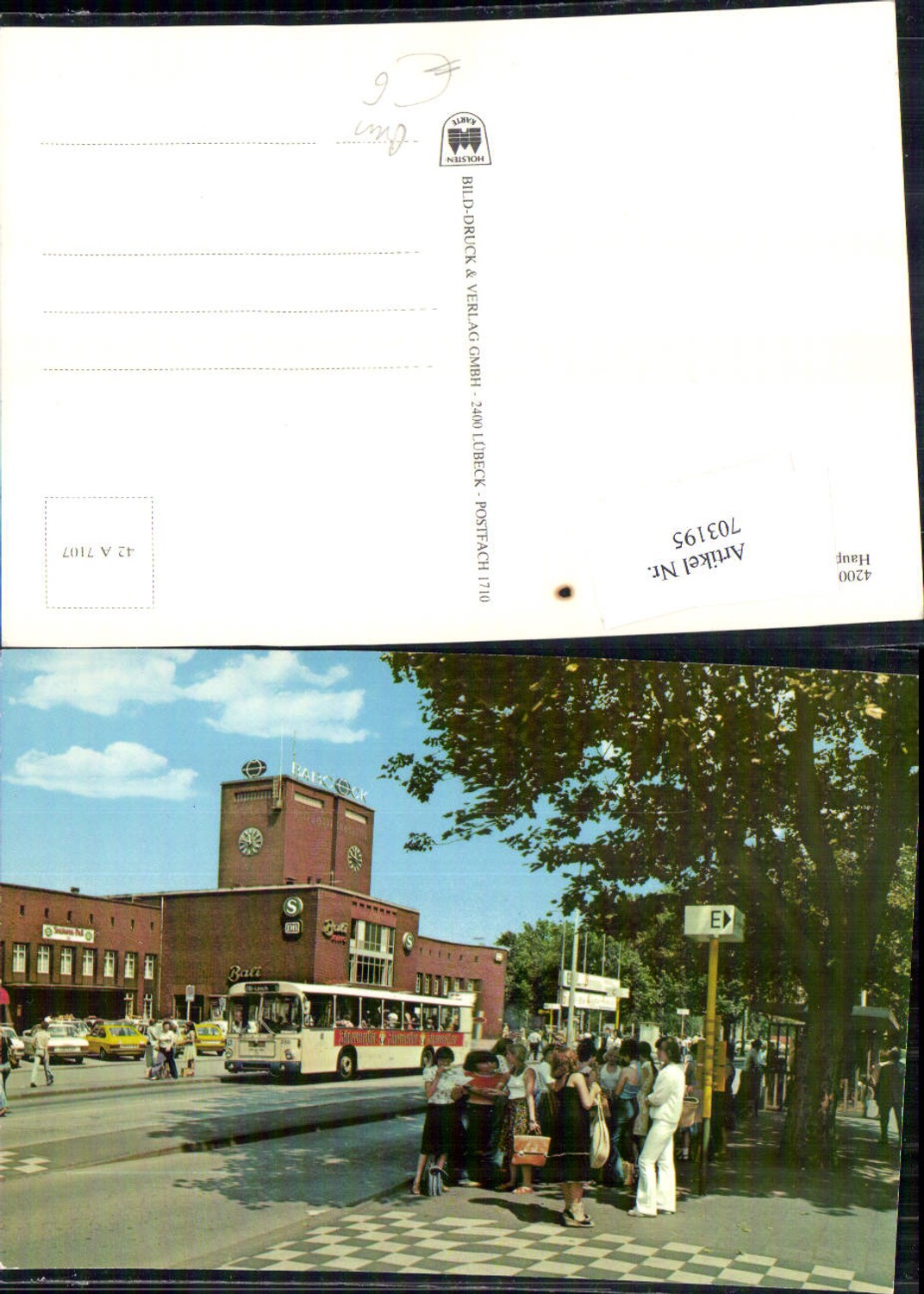 703195 Oberhausen Hauptbahnhof Bahnhof Bus Autobus