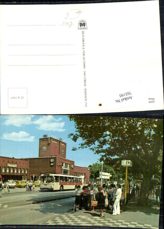 703195 Oberhausen Hauptbahnhof Bahnhof Bus Autobus