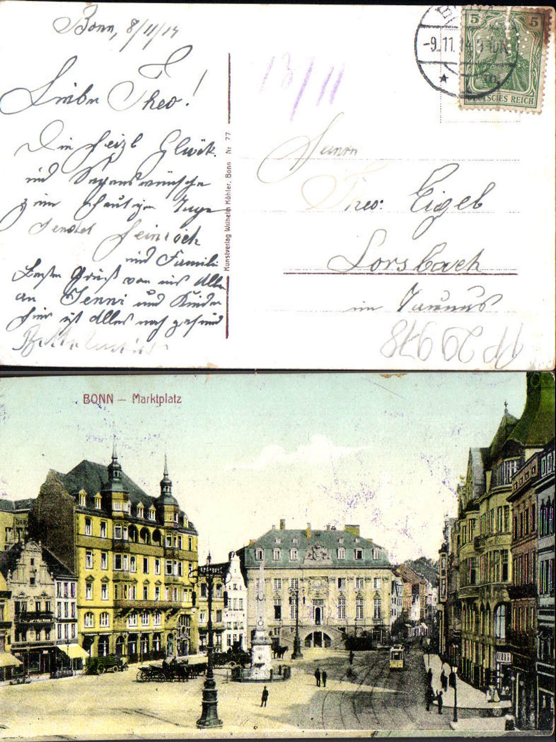 703441 Bonn am Rhein Marktplatz gel Lorsbach im Taunus Hofheim