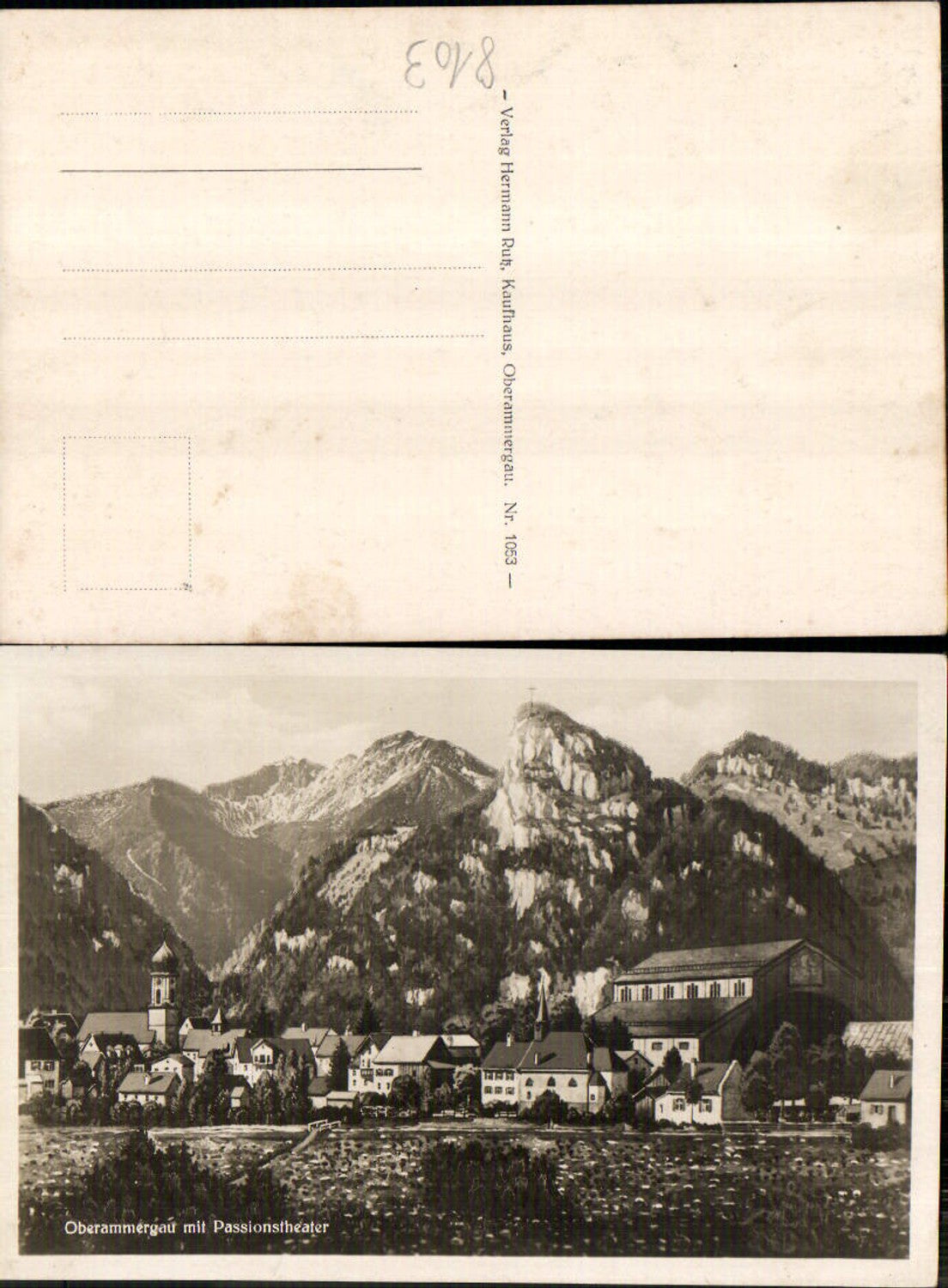 703478 Oberammergau m. Theater