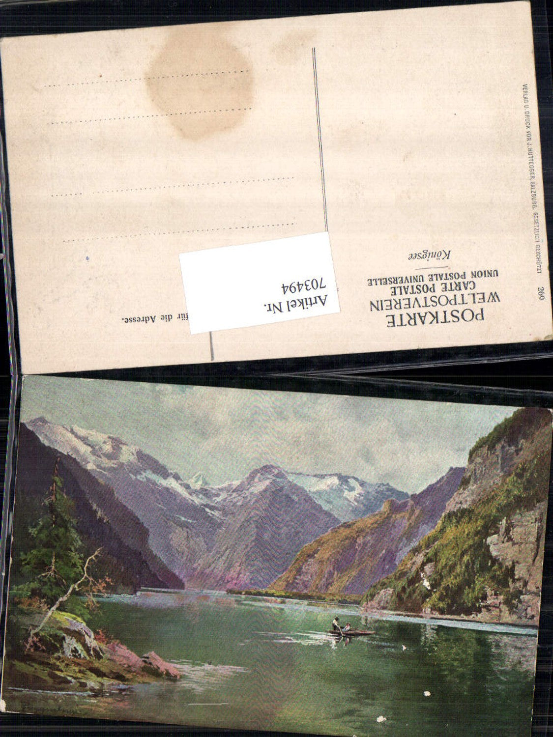 703494 Theodor Guggenberger Königsee bei Berchtesgaden