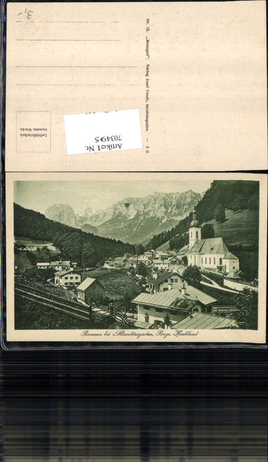 703495 Ramsau bei Berchtesgaden Bayerisches Hochland