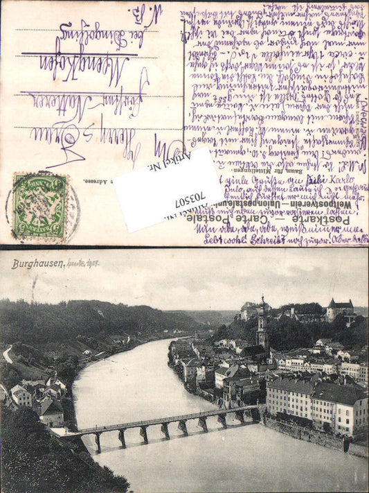 703507 Burghausen an der Salzach gel Mengkofen Dingolfing