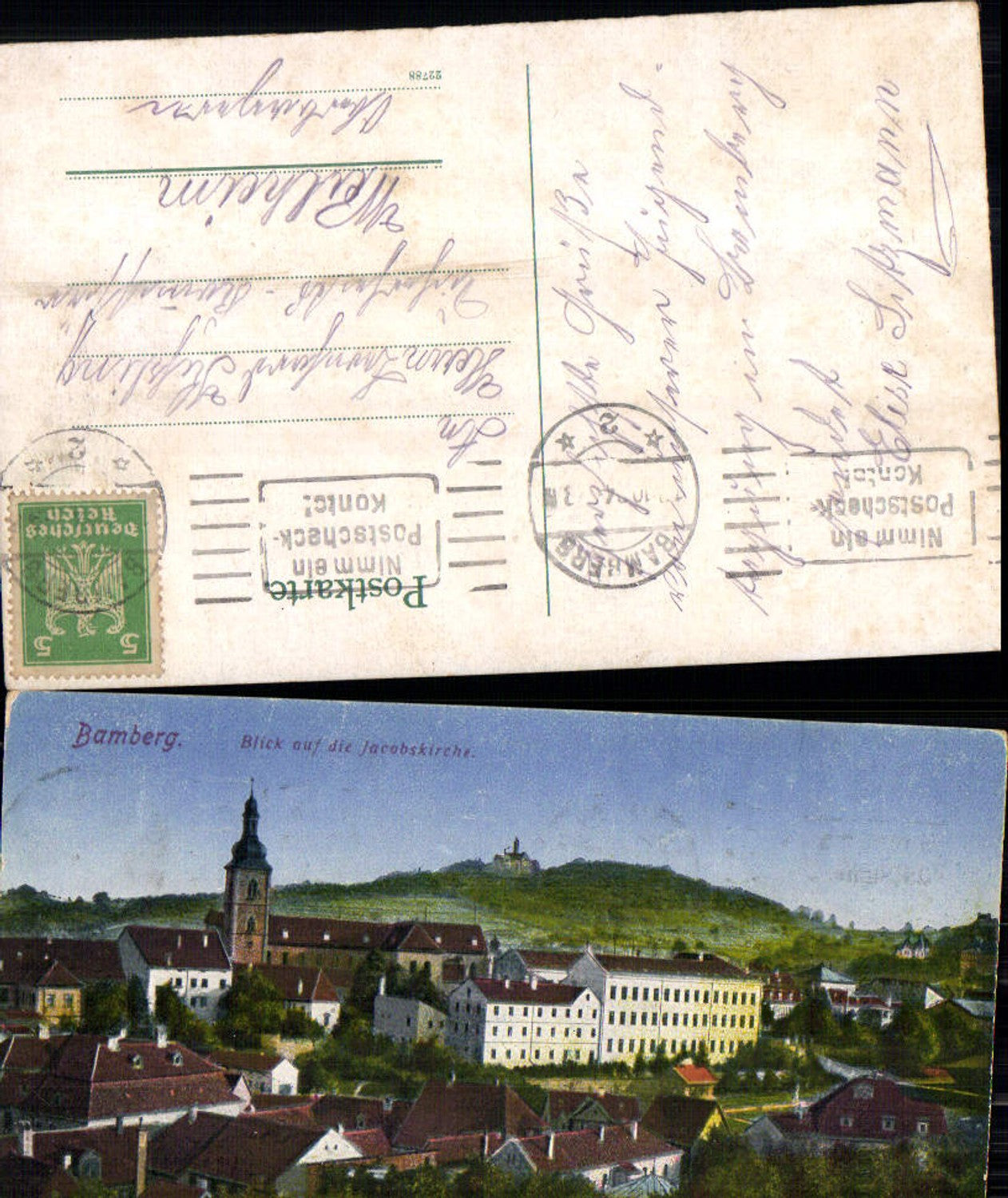 703515 Bamberg Jacobskirche gel Weilheim