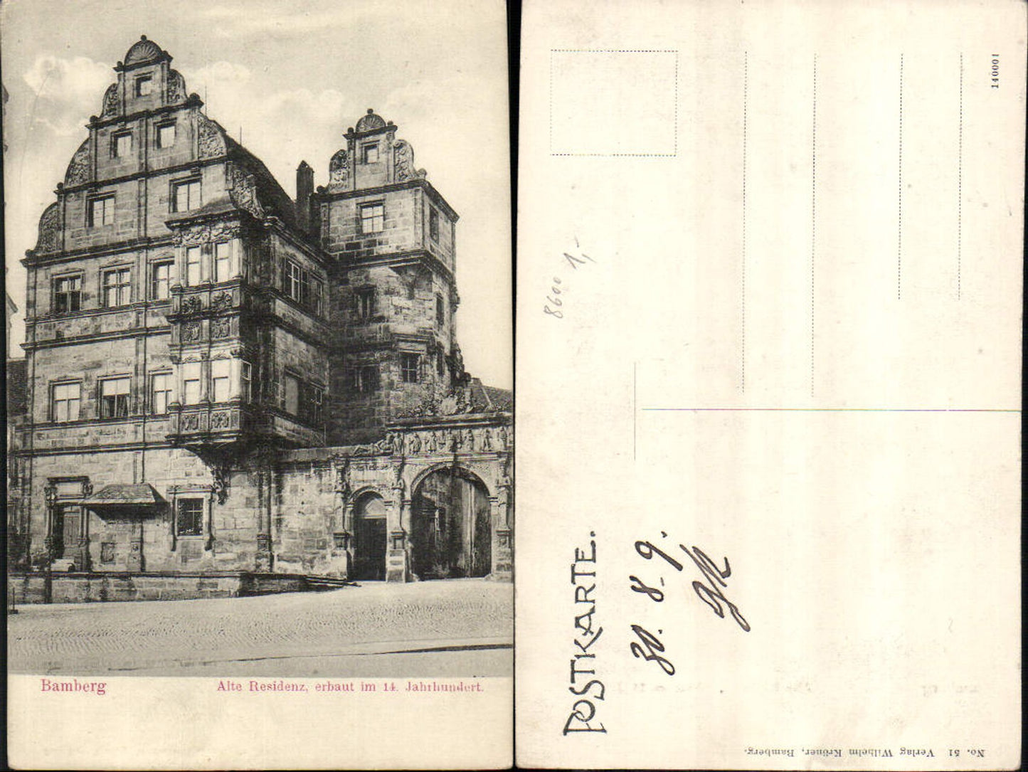 703519 Bamberg Alte Residenz pub Wilhelm Kröner 51