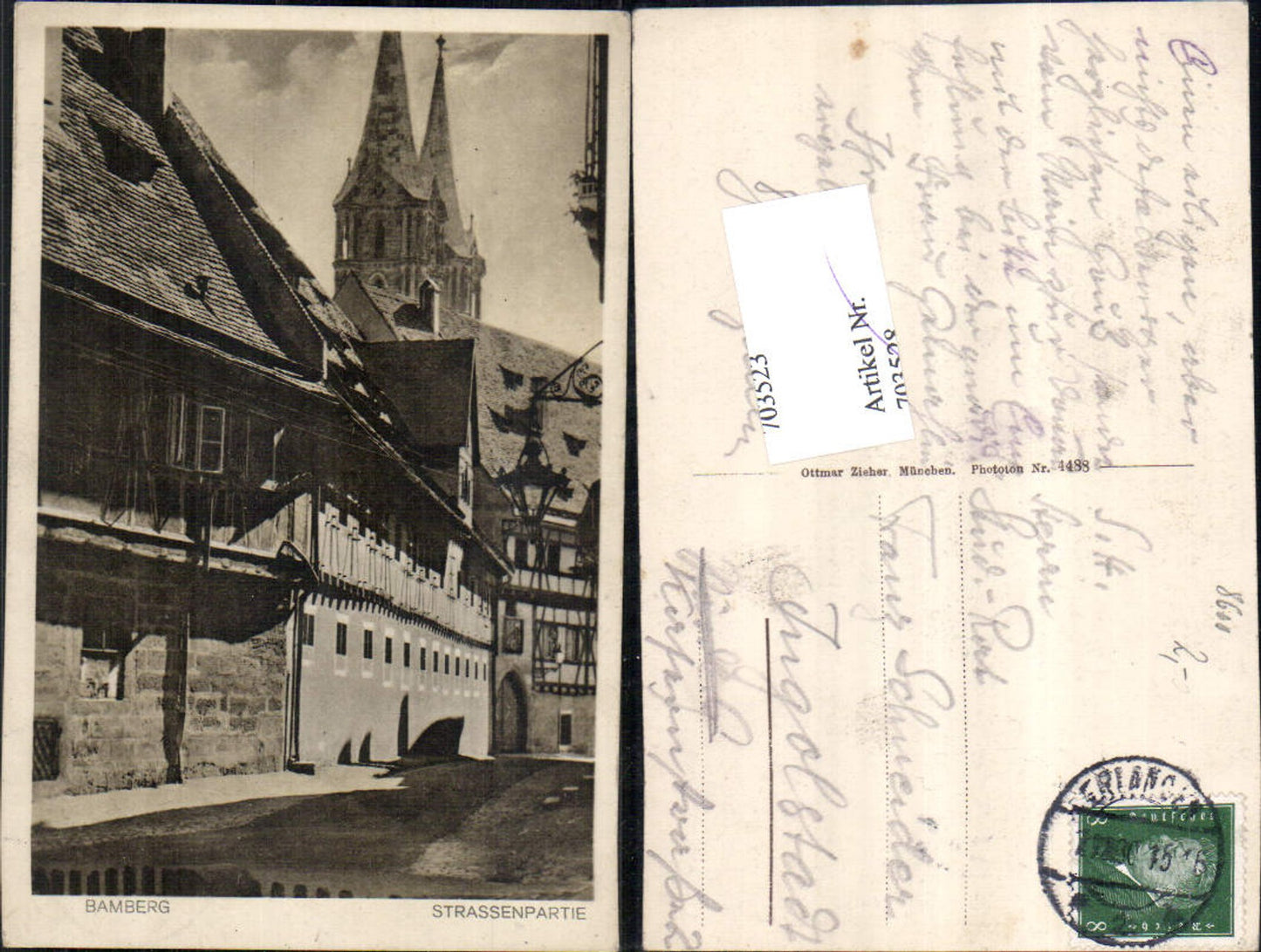 703523 Bamberg Strassenpartie pub Ottmar Zieher Phototon 4488