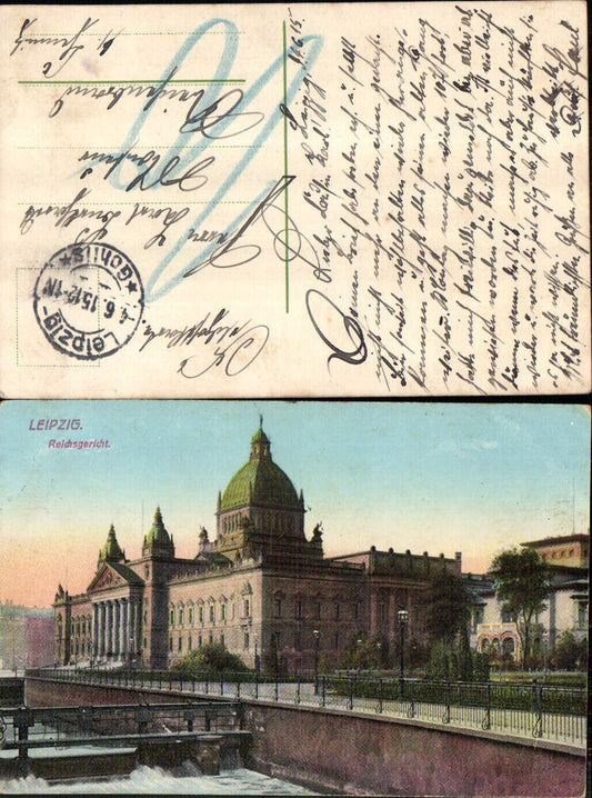 703623 Leipzig Reichsgericht Gericht gel Reichenbrand Chemnitz Nachgebühr Vermerk